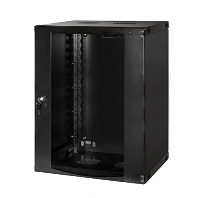 Image de LogiLink Professional W15F64B Boîtier Mural Monobloc Noir 19&quot;