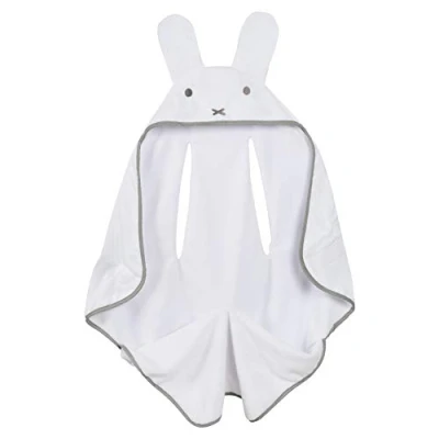 Image de roba Couverture Portefeuille Bébé Miffy avec Fentes de Sangles pour Tous Sièges d&#039;Auto/Poussettes Blanc