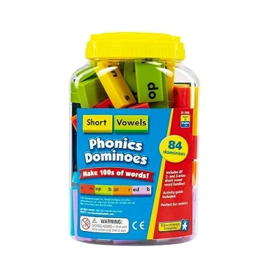 Image de Learning Resources Dominos des sons Voyelles courtes