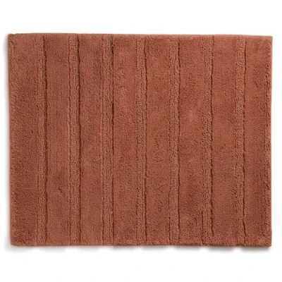 Image de kela Tapis de Bain Megan, 65 cm x 55 cm, 100% Coton, Terra, antidérapant, Lavable à 30 C, adapté au Chauffage Sol, 23588