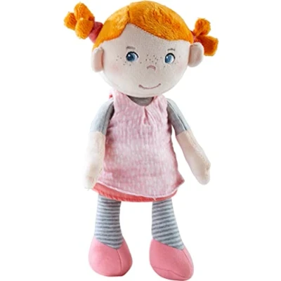 Image de HABA 305815 Poupée en Tissu Doux Juna pour bébé à partir de 6 Mois