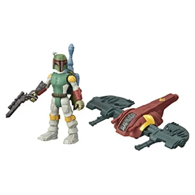 Image de Star Wars Mission Fleet Gear Class Boba Fett Capture in The Clouds Figurine et véhicule de 6,3 cm, Jouets pour Enfants à partir 4 Ans
