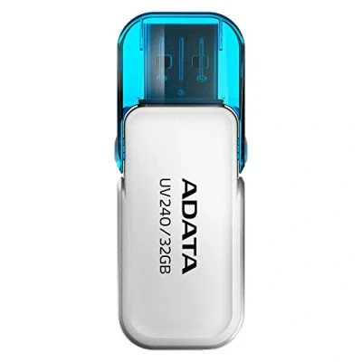 Image de ADATA UV240 32 Go 2.0 Connecteur USB Type A Blanc Lecteur Flash Clé (32 Go, 2.0, A, Couvercle, 7 g, Blanc)