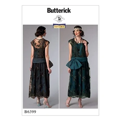 Image de Butterick Patterns Motif 6399 E5 Patrons de Fantaisie, Multicolore, Tailles 1422
