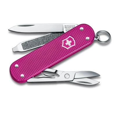 Image de Victorinox, Classic SD Alox, Couteau de Poche Suisse, Multifonction, Léger, 5 Fonctions, Petite lame, Lime à ongles, Tournevis 2,5 mm