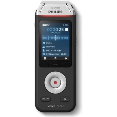 Image de Philips Enregistreur Voicetracer audio pour Interviews et Notes DVT2110