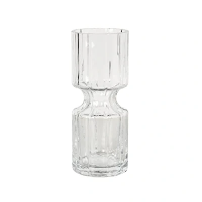 Image de Broste Copenhagen Vase en verre Hyacint 20 cm Clear