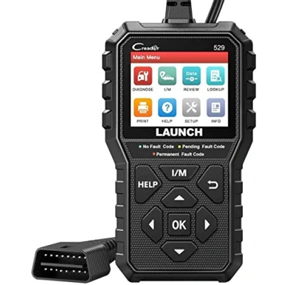 Image de LAUNCH Scanner OBD2 CR529 Lecteur de Code avec Fonction complète, préparation I/M en Un clic pour éteindre la lumière du Moteur, Outil Diagnostic Voiture, Mise à Jour Gratuite Vie
