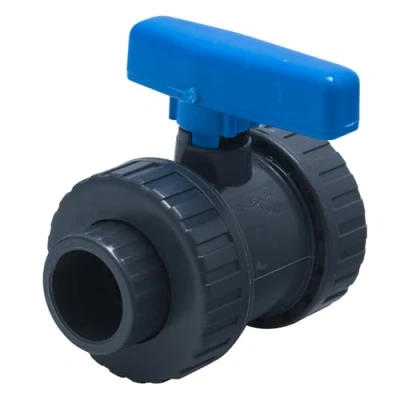 Image de Jardibric Vanne PVC Pression F/F Ø25 mm PN16 Contrôle Précis du Flux d&#039;Eau, Installation Robuste et Durable pour vos Systèmes d&#039;Arrosage d&#039;Adduction.