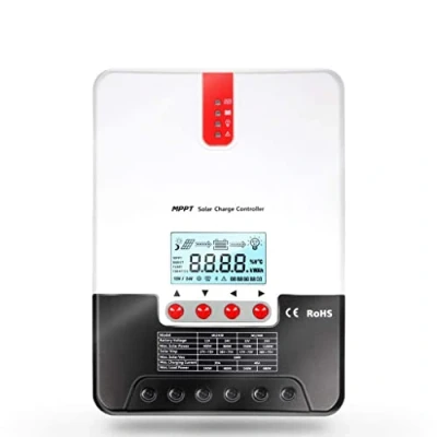 Image de SolaMr 20A MPPT Régulateur de Charge Solaire 12V/24V Contrôleur avec Écran LCD Identification Automatique la Tension du Système ML2420A
