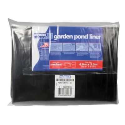 Image de HOZELOCK Bâche de Bassin Taille M (4m X 3m) : Idéal pour Fond et Piscine Koï Moyenne Taille, Liner Robuste Durable [3462T0155]