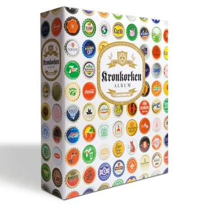 Image de Leuchtturm, Grande Compart, Album (4 anneaux) convient pour: Capsules de Bouteilles avec 5 pages Conceptionimpression dim: 280x325x60 mm. par pc.