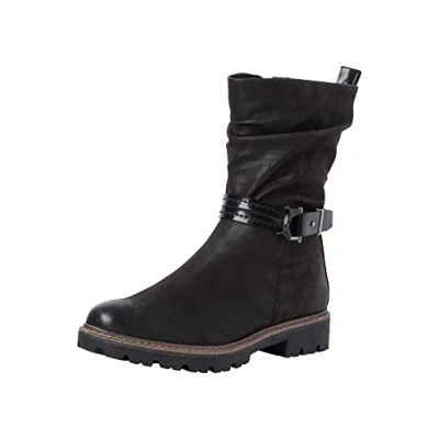 Image de Marco Tozzi Bottines à plateau, Femme, Taille: 40, Black comb Matière synthétique