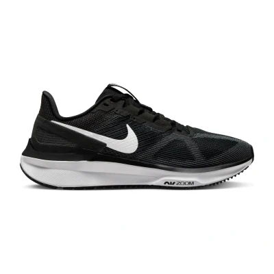 Image de Nike Performance AIR ZOOM Structure 25 Chaussures de running stables, Femme, Taille: 41, Black/white/dark smoke grey Tissu / matière synthétique
