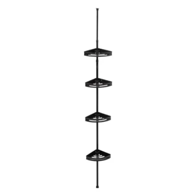 Image de 5 five simply smart 5five étagère de Douche télescopique Rectangle Noir blackalu
