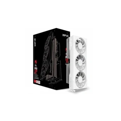 Image de XFX Carte Graphique Swift AMD Radeon RX 9060 XT OC White Triple Fan Gaming Edition 16 Go (RX 96TS316W7)