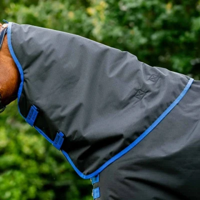 Image de Horseware Capuche Amigo Ripstop 900 0g Noir/Bleu
