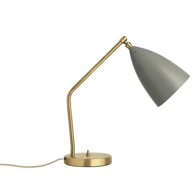 Image de GUBI Gräshoppa lampe à poser, bleu gris