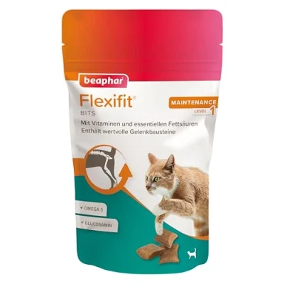 Image de BEAPHAR Embouts Flexifit pour Chats Soutient la mobilité articulaire et vitalité avec Taurine, Vitamine C, glucosamine oméga 3 à 150 g