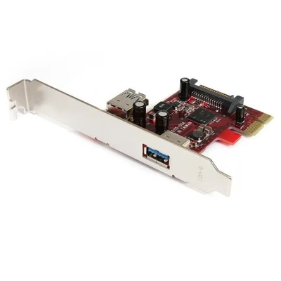 Image de StarTech.com Carte Contrôleur PCI Express vers 2 Ports USB 3.0 avec Support UASP PCIe 1 Interne Externe Neuf