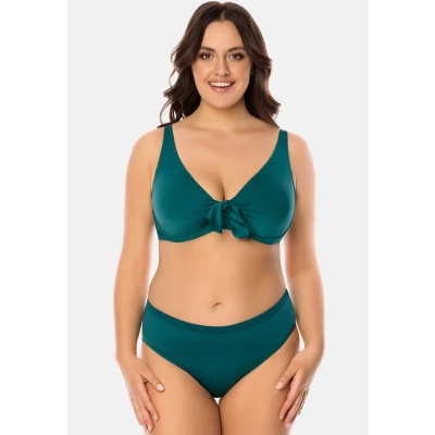 Image de VIVISENCE 3202 Top De Bikini Qualité Style Classique Feminin Pièce du Set, Vert,105D