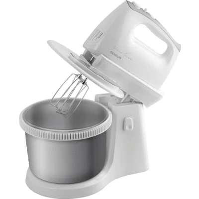Image de Batteur à main avec bol rotatif SENCOR SHM6206SS 500W Argent