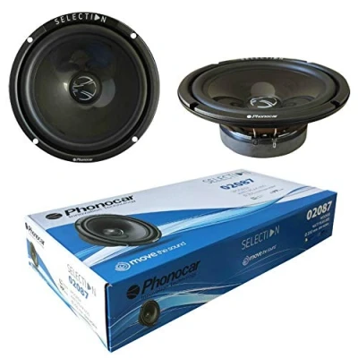 Image de SELECTION 2 Haut parleurs PHONOCAR 02087 woofer 20,00 cm 200 mm 8&quot; diamètre 260 Watt rms 600 Max 4 ohms 90 DB Voiture, la Paire