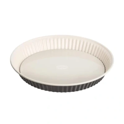 Image de Dr. Oetker 4522 moule à tarte, quiche, email avec fond amovible, plat tarte sans PFAS 28 cm de diamètre