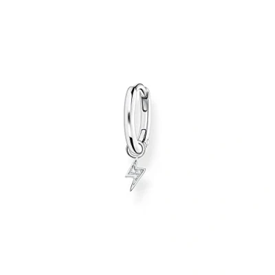 Image de THOMAS SABO, Boucles d&#039;oreille 925 Argent Oxyde de Zirconium femme, Argenté, OneSize CR705 051 14