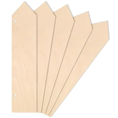 Image de Creative Deco 5 x Pendentif en Forme de Flèches Grandes 40 9 cm Découpes Bois Contreplaqués Non Peints Decoration à Accrocher pour Cadeau Peinture Loisir Creatif Décoration Pyrogravure