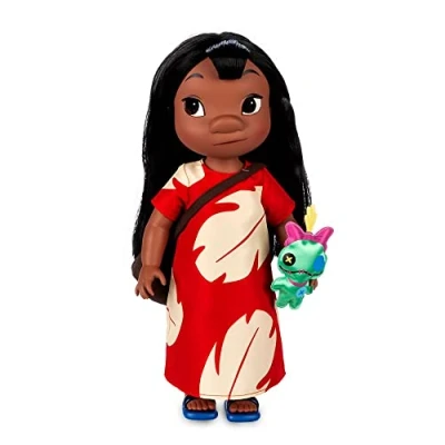 Image de Disney Store poupée Lilo Animator, &amp; Stitch, 39 cm, Figurine de Fille des îles en Robe Classique, Princesse à Collectionner, Convient aux 3 Ans et Plus