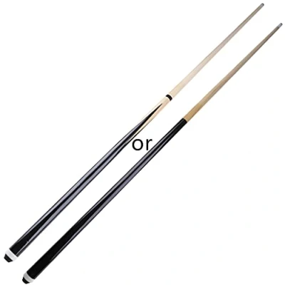 Image de Newwyt Queue de billard 120 cm pour enfants et adultes Noir jaune 12 mm