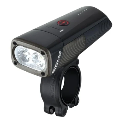 Image de SIGMA Buster 1600, Lampe Frontale avec 1600 Lumens, Rechargeable 6 Modes d&#039;Éclairage, Excellente Image Lumineuse Grâce à la Double lentille Innovante LED Osram, Couleur Noir
