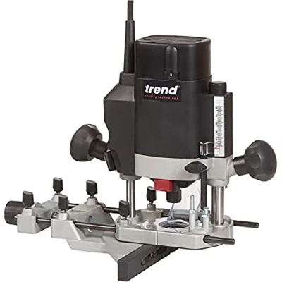 Image de Trend défonceuse plongeante à vitesse variable 1000W 8mm 230V EU, légère haute performance, parfaite pour la coupe de charnière, T5EB/MK2/EURO