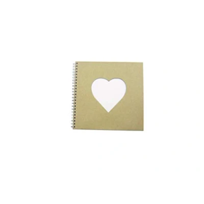 Image de Décopatch EV012O Un support en papier brun mâché 1x20x20 cm, Livre d&#039;or carré