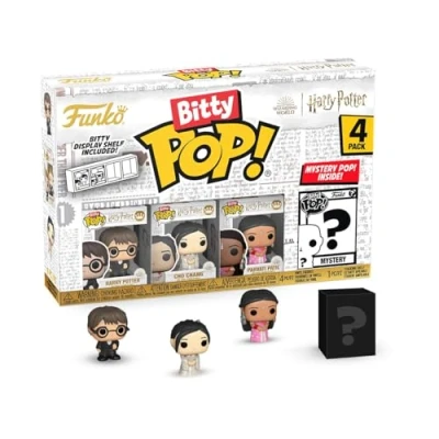 Image de Funko Bitty Pop! HP GOF Harry 4pket Une Mini Figurine Mystère en Surprise 2.2 Cm Potter Collectionnable Étagère Empilable Incluse Idée de Cadeau Décoration Gâteaux