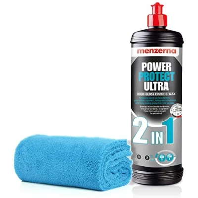 Image de detailmate Menzerna Kit de polissage 2 en 1 Power Protect Ultra l + chiffon microfibre 550 g/m², 40 x cm