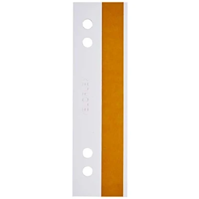Image de Veloflex 2002100 bande adhésive perforée 105 mm Distance entre les trous : 60 et 80 Autoadhésif Transparent Lot de 100 (Import Allemagne)