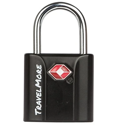 Image de 1 Cadenas De Valise Certifié TSA avec Clés Noir
