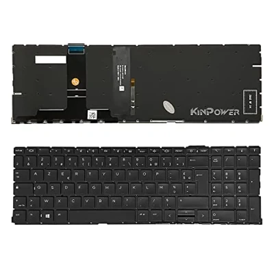 Image de KINPOWER Clavier Azerty Français Compatible avec HP Probook 450 G9 G10 Rétroéclairage