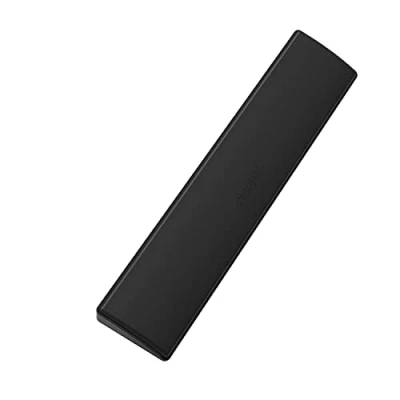 Image de Repose poignet ergonomique pour clavier de jeu Pieds en caoutchouc antidérapants avec coussin mousse à mémoire forme taper au travail 14,1 * 2,8 0,8 pouces (Noir)