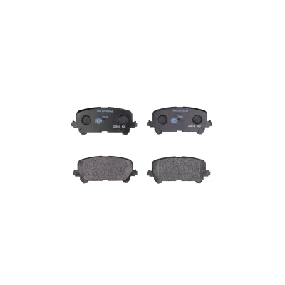 Image de HELLA 8DB 355 040 461 Jeu de plaquettes frein contact signal d&#039;usure inclus avec accessoires