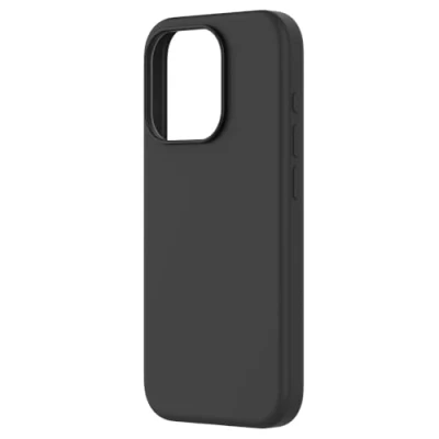 Image de Coque pour iPhone 15 Pro Max Touch Pure avec Snap Compatible MagSafe QDOS Noir