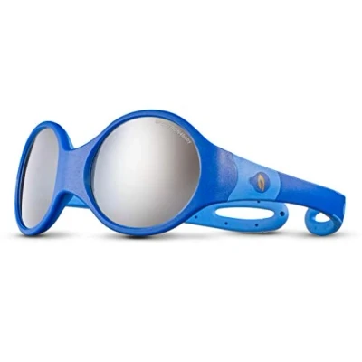 Image de Julbo Loop L Lunettes de Soleil Garçon, Fonce Bleu/Bleu, FR : XXS (Taille Fabricant 3 5 Ans)