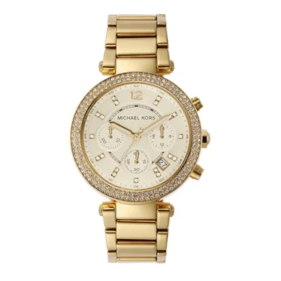 Image de Michael Kors Parker Montre à aiguilles goldcoloured, Femme, Taille: One Size, Gold coloured