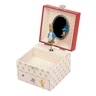 Image de TROUSSELIER Pierre Lapin Peter Rabbit. Boîte à Trésors &amp; Bijoux Musicale Idéal Cadeau Enfant Musique Menuet de Mozart Colori Fraise