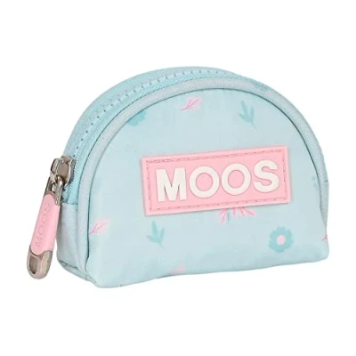 Image de Porte Monnaie MOOS XS Confortable Polyvalent Bleu Turquoise 9,5 x 3 8 cm