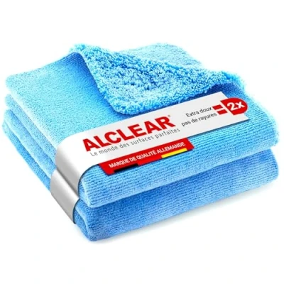 Image de ALCLEAR Chiffon lustrant réversible, Multi usages, Premium, sans Hologramme
