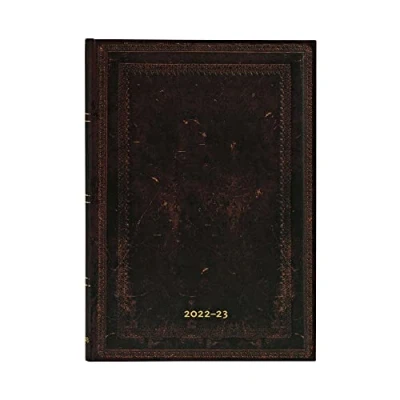 Image de Paperblanks Agendas 13 Mois 2022 2023 Collection Reliure à l’Ancienne Horizontal Midi (130 x 180 mm)