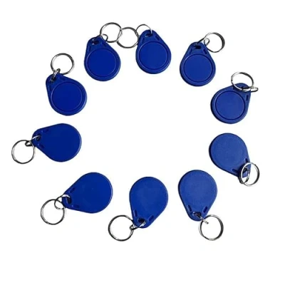 Image de 13,56 MHz MIFARE Ultralight EV1 Bleu NFC Porte clés (pack de 10)